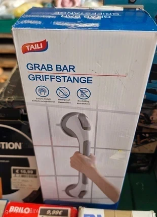 TAILI Maniglioni di sicurezza bagno a ventosa – Set 2 pezzi – Senza forare