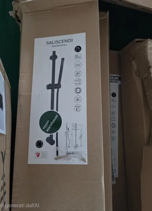 Saliscendi doccia nero