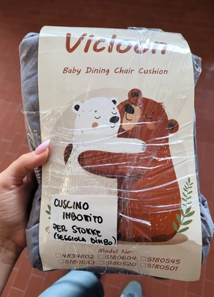 Cuscino imbottito per seggiolone Stokke – Grigio